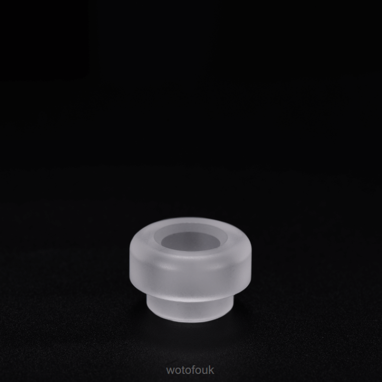 N2JLX398 - WOTOFO vape mod Wotofo RECURVE DUAL RDA 810 DRIP TIP CLEAR FROSTED