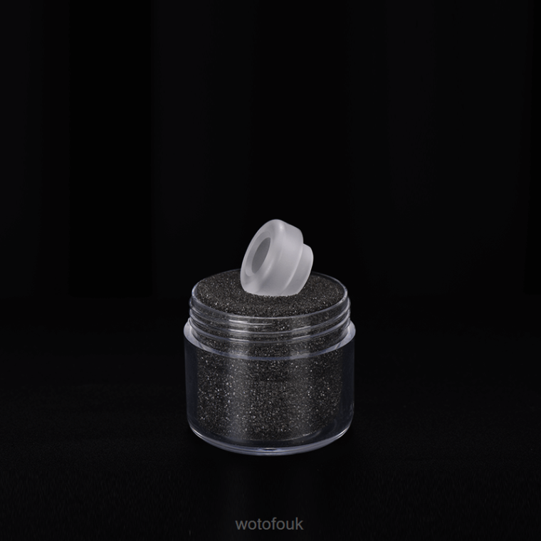 N2JLX398 - WOTOFO vape mod Wotofo RECURVE DUAL RDA 810 DRIP TIP CLEAR FROSTED