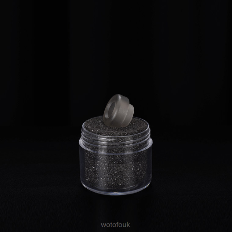 N2JLX398 - WOTOFO vape mod Wotofo RECURVE DUAL RDA 810 DRIP TIP CLEAR FROSTED
