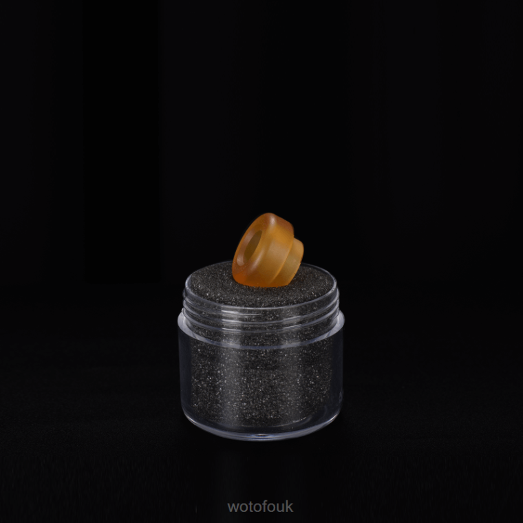 N2JLX398 - WOTOFO vape mod Wotofo RECURVE DUAL RDA 810 DRIP TIP CLEAR FROSTED
