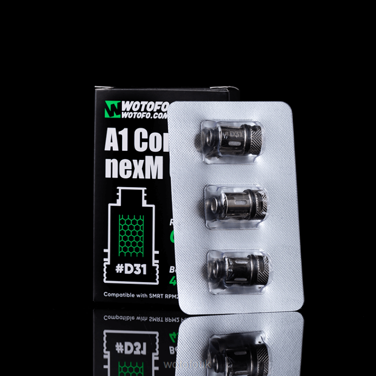 N2JLX384 - WOTOFO London Wotofo SMRT RPM2 POD COIL D34 NET MESH 3PCS