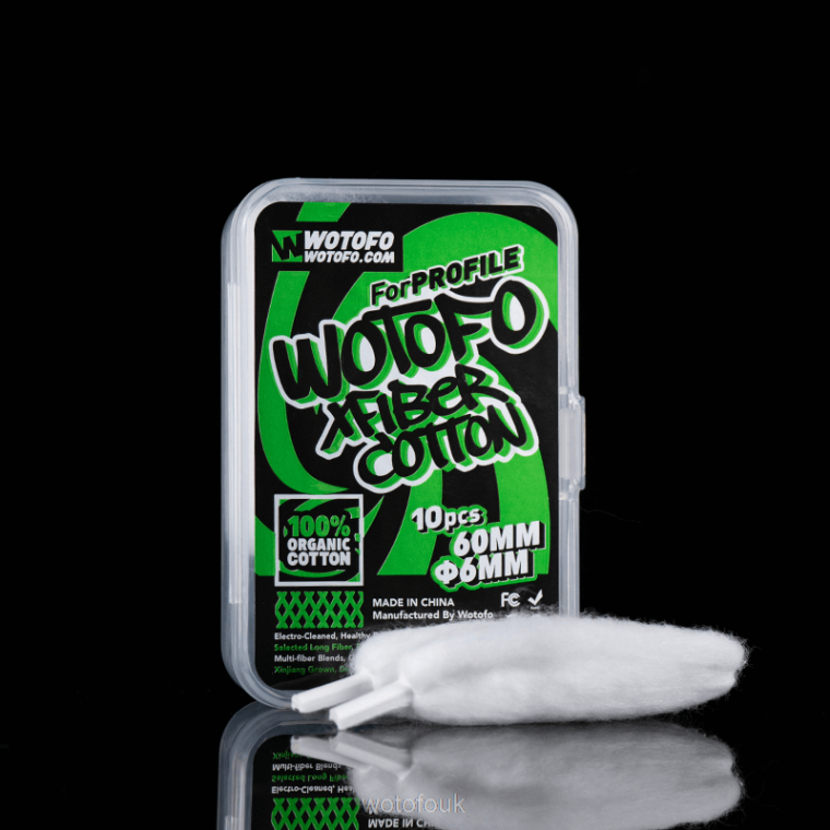 N2JLX311 - WOTOFO UK Wotofo PROFILE XFIBER COTTON FOR PROFILE 6MM