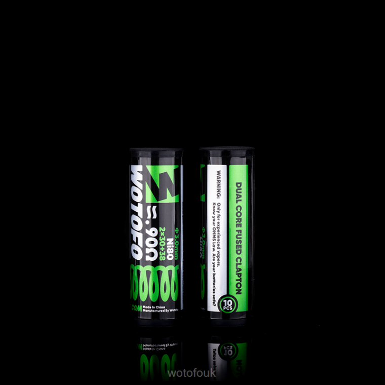 N2JLX314 - WOTOFO London Wotofo PREBUILT COILS DUAL CORE FUSED CLAPTON 0.28 OHM 10PCS