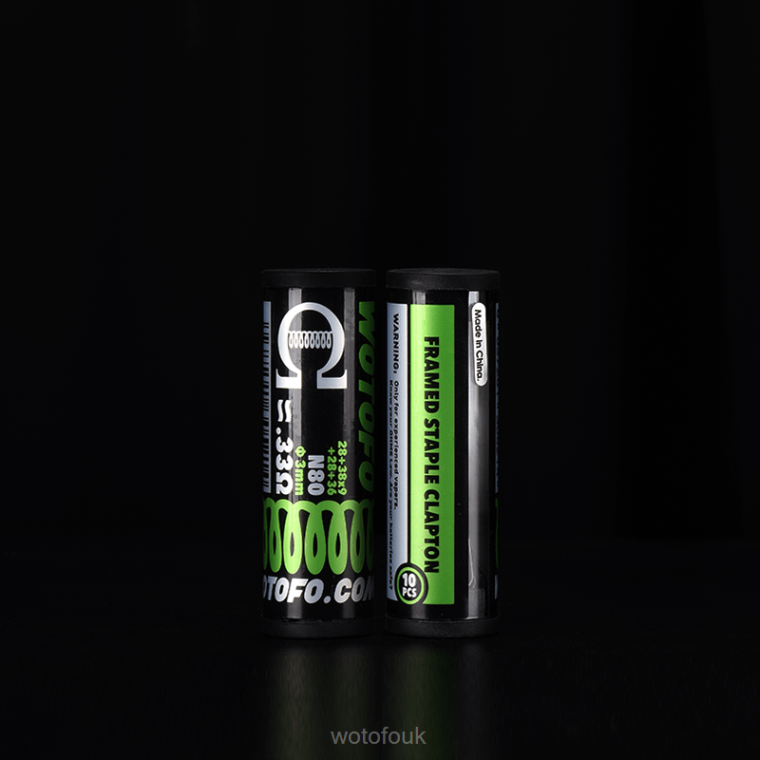N2JLX314 - WOTOFO London Wotofo PREBUILT COILS DUAL CORE FUSED CLAPTON 0.28 OHM 10PCS