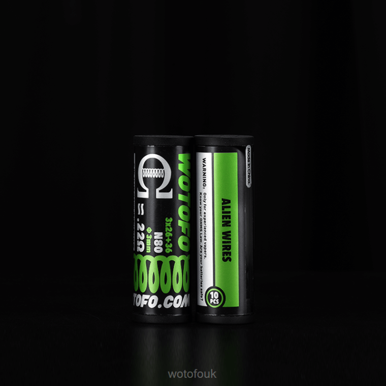 N2JLX314 - WOTOFO London Wotofo PREBUILT COILS DUAL CORE FUSED CLAPTON 0.28 OHM 10PCS