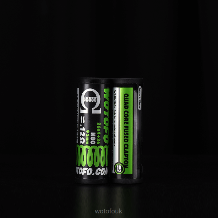 N2JLX314 - WOTOFO London Wotofo PREBUILT COILS DUAL CORE FUSED CLAPTON 0.28 OHM 10PCS