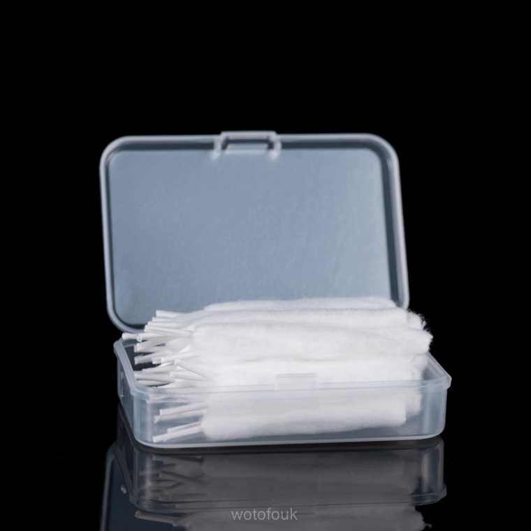 N2JLX316 - WOTOFO vape pods Wotofo XFIBER COTTON 3MM-30PCS THICK