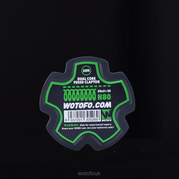 N2JLX345 - WOTOFO vape price Wotofo PREBUILT WIRE SPOOL DUAL CORE FUSED CLAPTON - 28*2+38