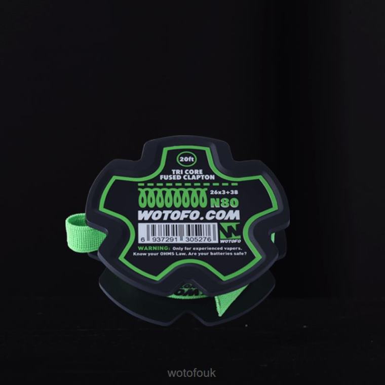 N2JLX358 - WOTOFO vape mod Wotofo PREBUILT WIRE SPOOL TRI CORE FUSED CLAPTON
