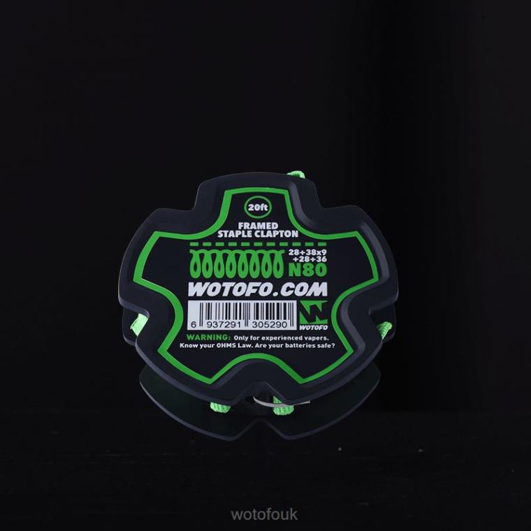 N2JLX359 - WOTOFO vape flavours Wotofo PREBUILT WIRE SPOOL FRAMED STAPLE CLAPTON