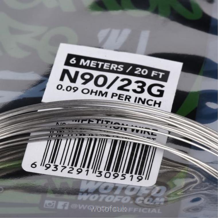 N2JLX363 - WOTOFO vape UK Wotofo PREBUILT WIRE SPOOL NI90 COMPETITION WIRE - 23G