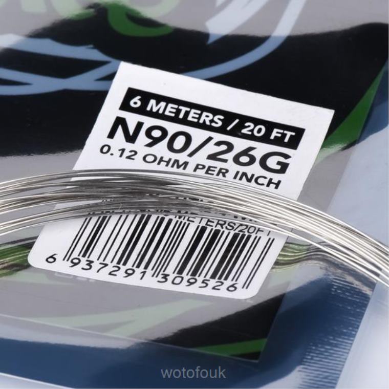 N2JLX364 - WOTOFO London Wotofo PREBUILT WIRE SPOOL NI90 COMPETITION WIRE - 26G