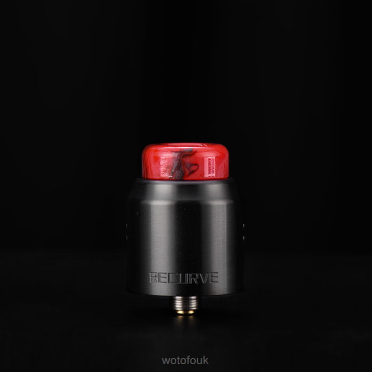 N2JLX161 - WOTOFO UK Wotofo RECURVE DUAL RDA BLACK