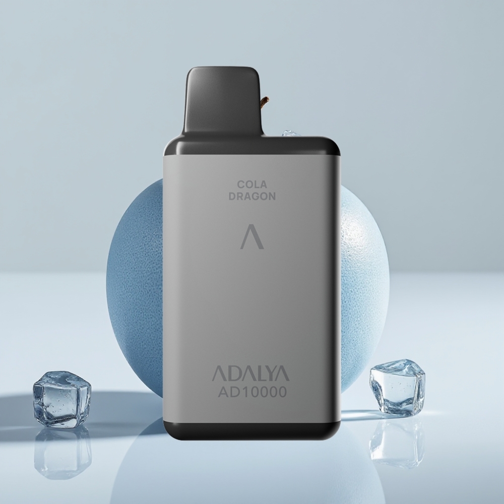 Adalya AD 10000 Puffs Disposable Vape Blue Ice USB-C Rechargeable Sandblasted Rubber Paint