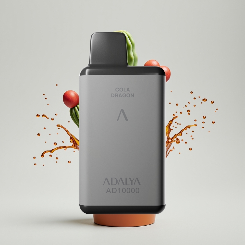 Adalya AD 10000 Puffs Disposable Vape Cactus Splash Space Gray USB-C Rechargeable