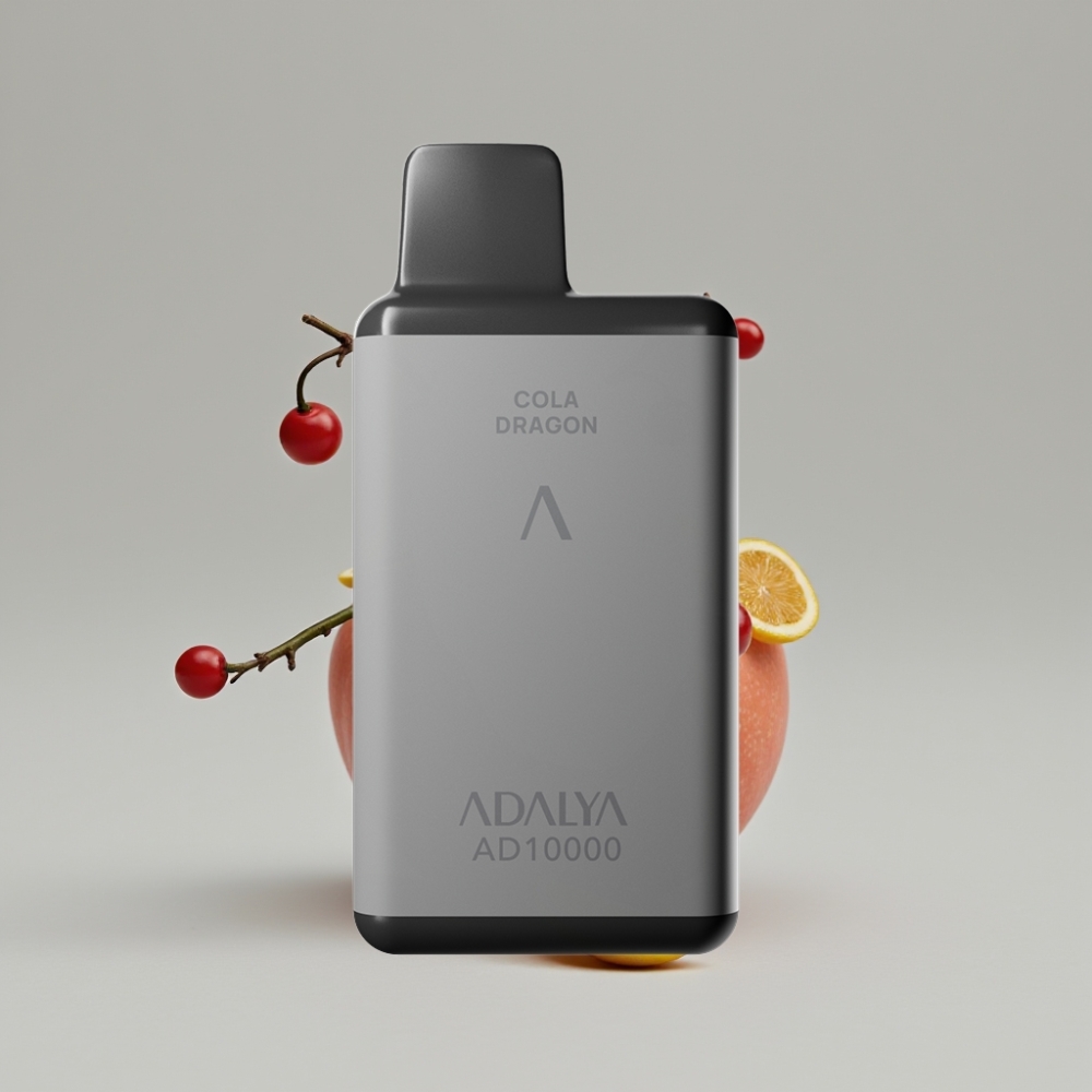 Adalya AD 10000 Puffs Disposable Vape Lady Killer Space Gray USB-C