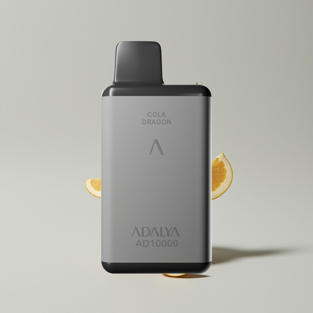 Adalya AD 10000 Puffs Disposable Vape Mint Point Space Gray USB-C