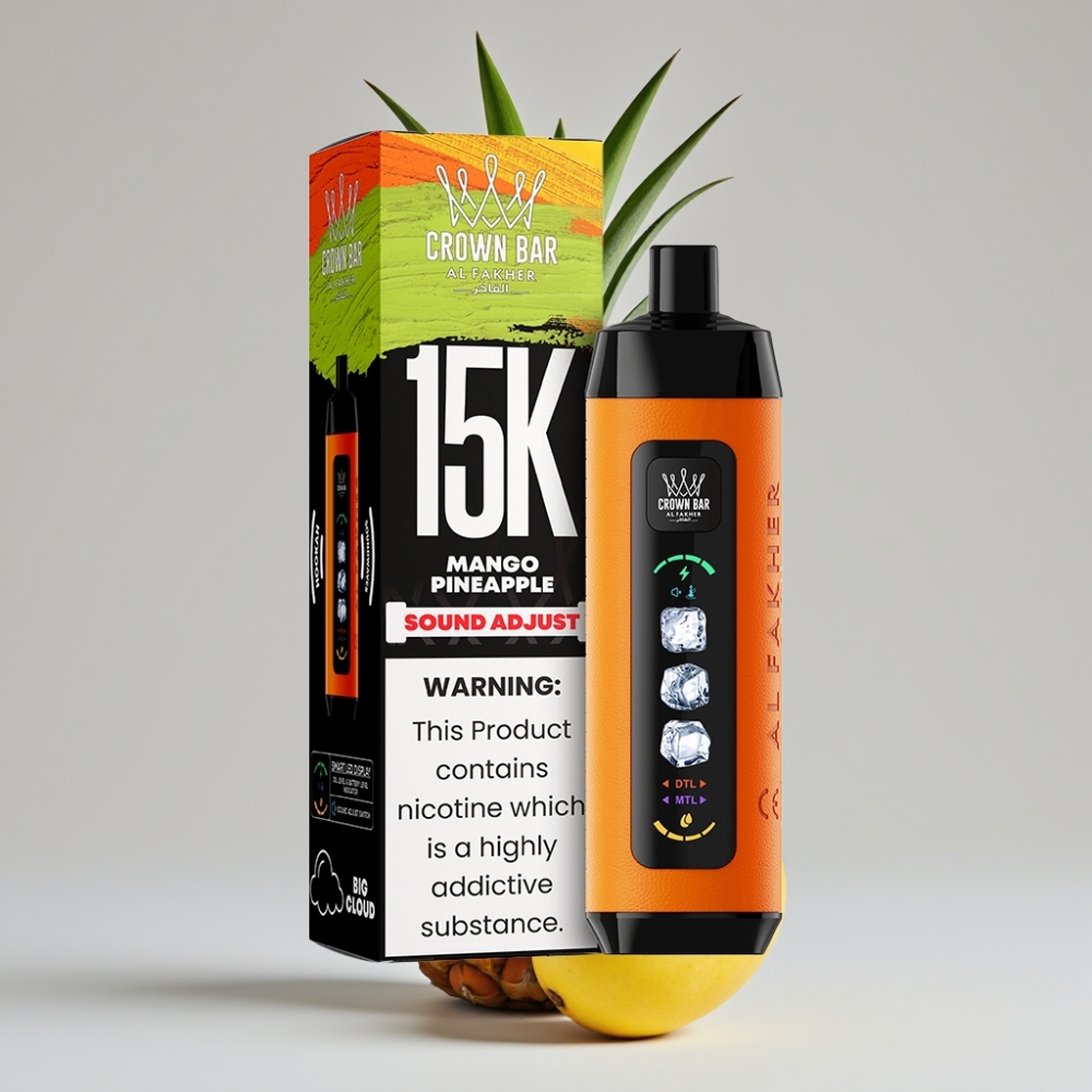Al Fakher 15k Adjust Clouds Disposable Device Mango Pineapple 15000 Puffs 22mL