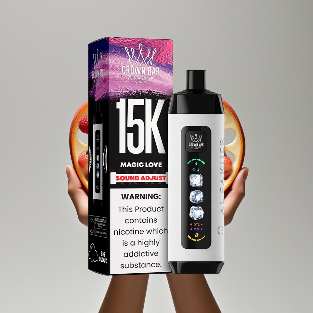 Al Fakher 15k Ice Adjust Clouds Disposable Device Magic Love 15000 Puffs 22ml Mesh Coil