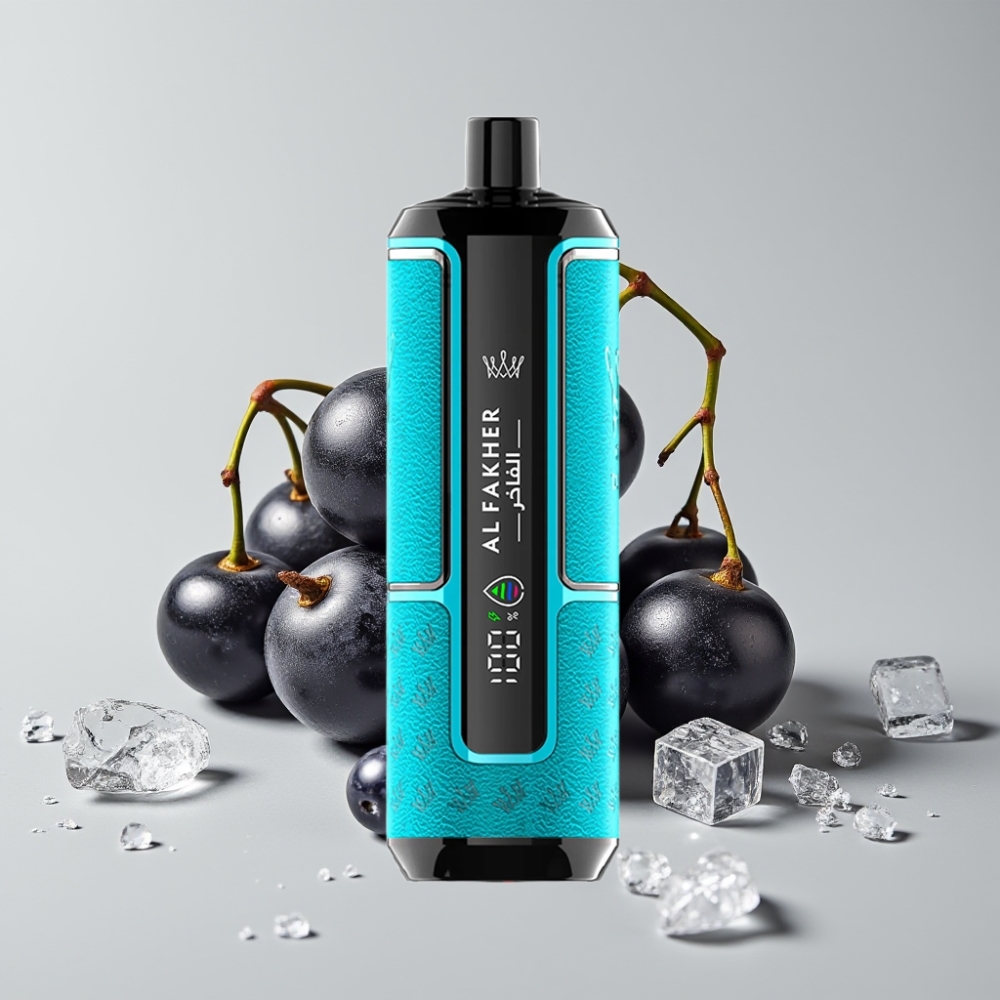 Al Fakher Crown Bar 15K Hypermax Blackcurrant Ice 22ml Disposable Vape