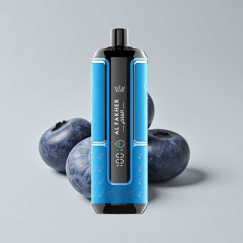 Al Fakher Crown Bar 15K Hypermax Disposable Vape Kit 22ml Blueberry Gum