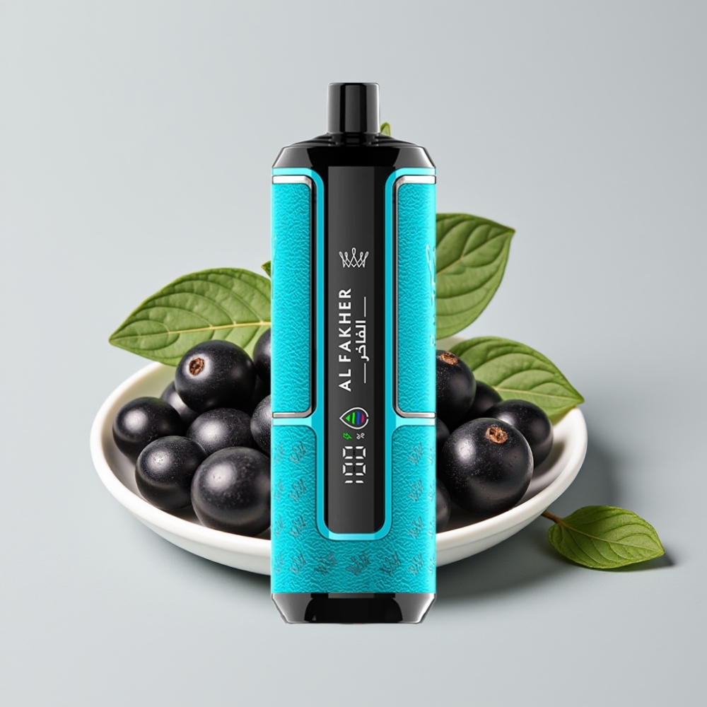Al Fakher Crown Bar 15K Hypermax Disposable Vape Kit Blackcurrant Mint 22ml