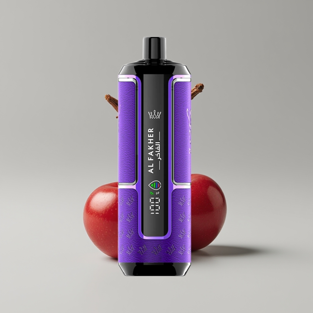 Al Fakher Crown Bar 15K Hypermax Disposable Vape Kit Cherry Fiesta 22mL 600mAh