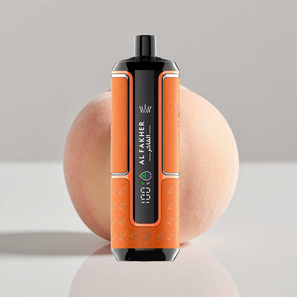 Al Fakher Crown Bar 15K Hypermax Disposable Vape Kit Peach Ice 22ml Type-C