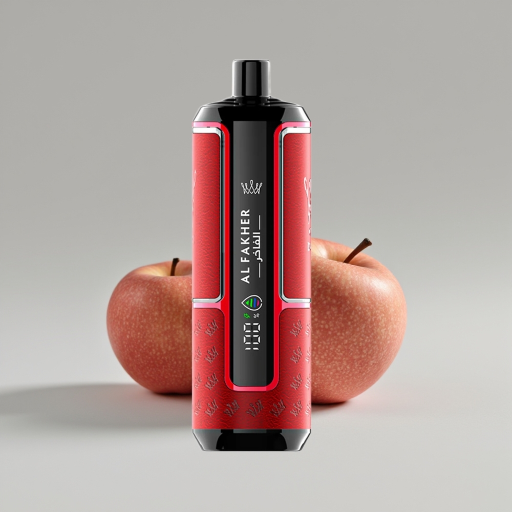 Al Fakher Crown Bar 15K Hypermax Disposable Vape Kit Two Apple 22ml 600mAh
