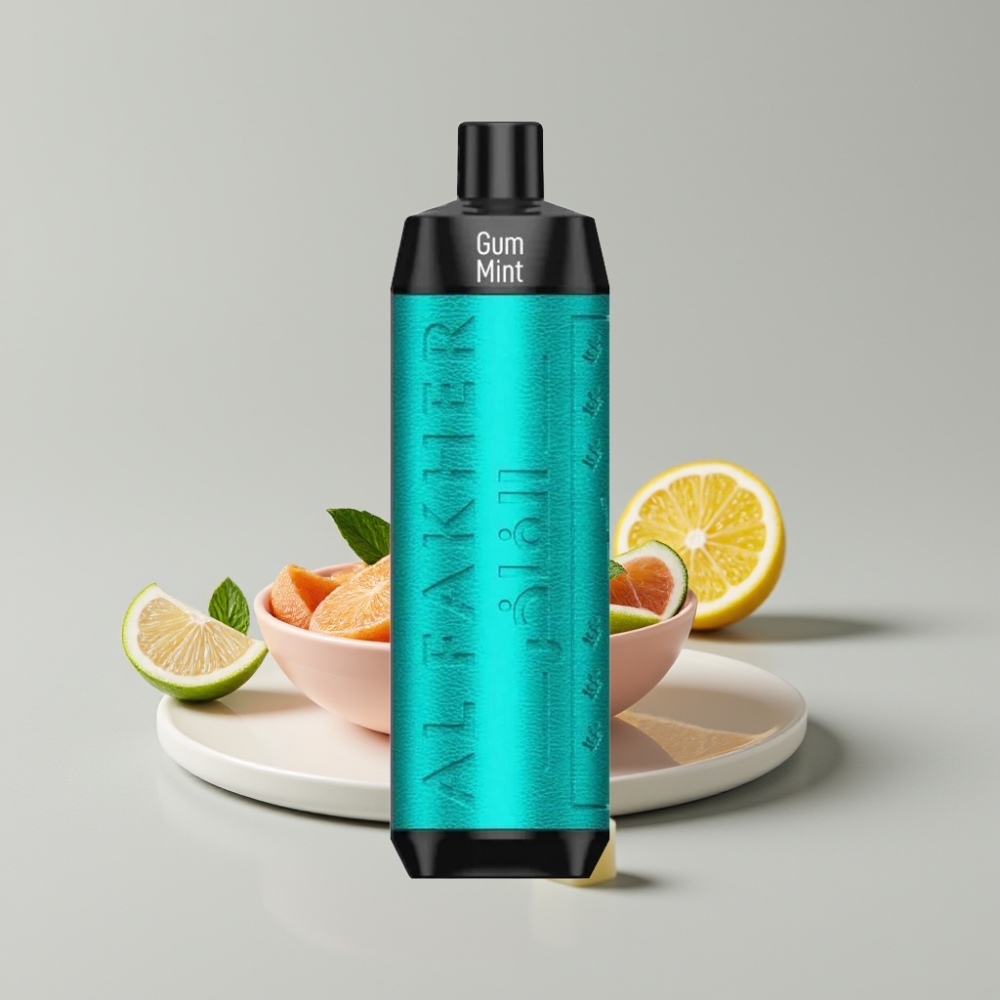 Al Fakher Crown Bar 8000 Crystal Disposable Vape Gum Mint 18ml USB-C