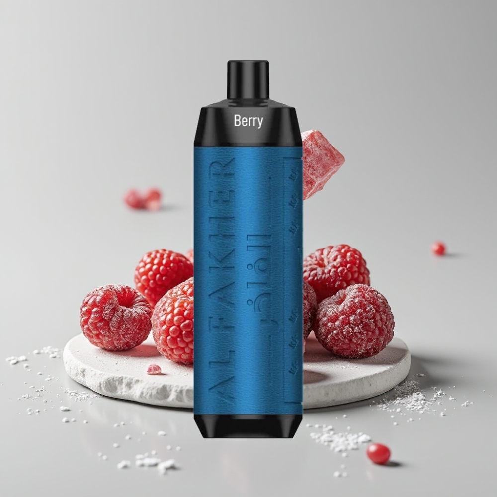 Al Fakher Crown Bar 8000 Disposable Vape Berry Ice 18mL 5mg Nicotine