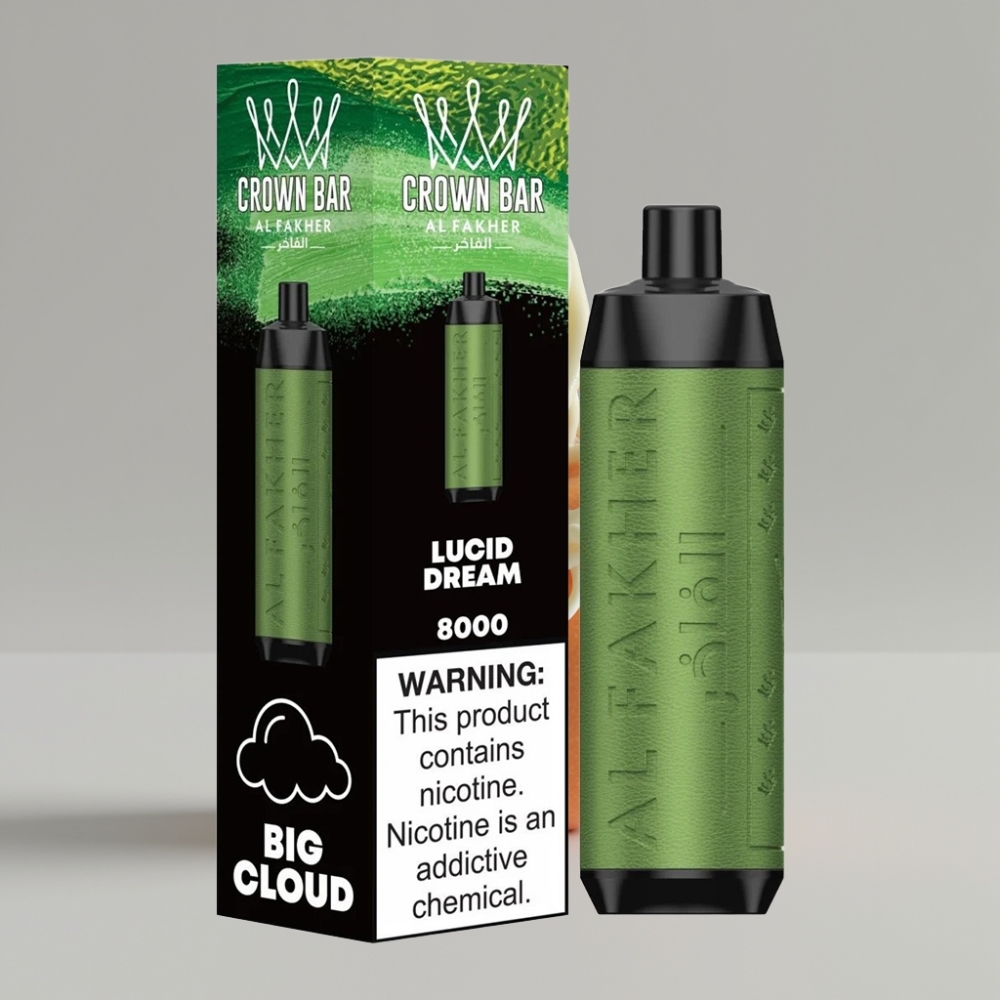 Al Fakher Crown Bar 8000 Puffs Disposable Vape 18mL Lucid Dream