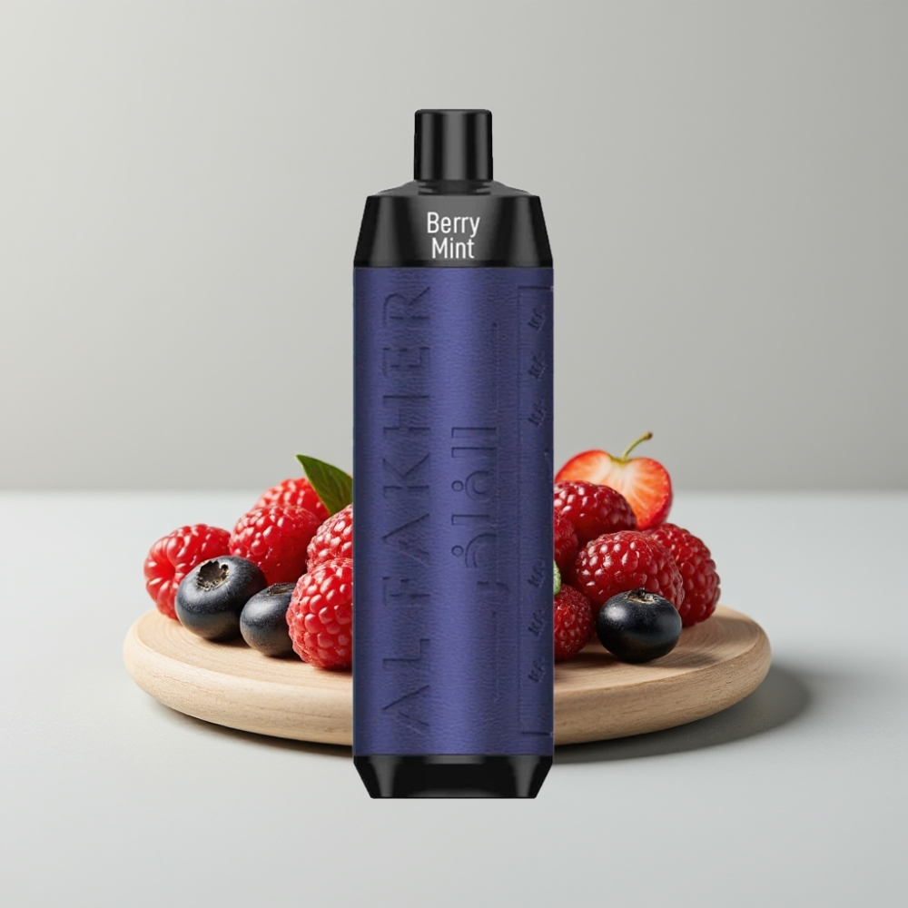 Al Fakher Crown Bar 8000 Puffs Disposable Vape Berry Mint 18mL 5mg Nicotine