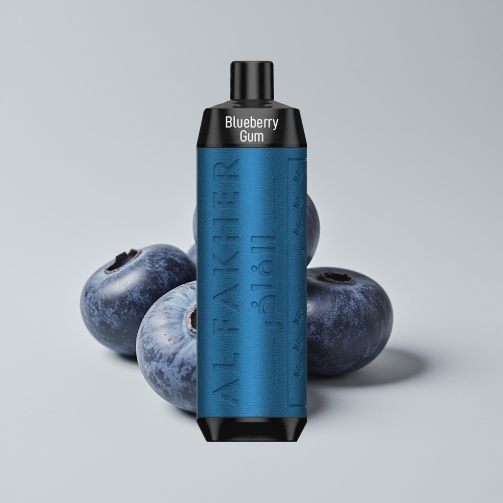 Al Fakher Crown Bar 8000 Puffs Disposable Vape Blueberry Gum 18mL 5mg