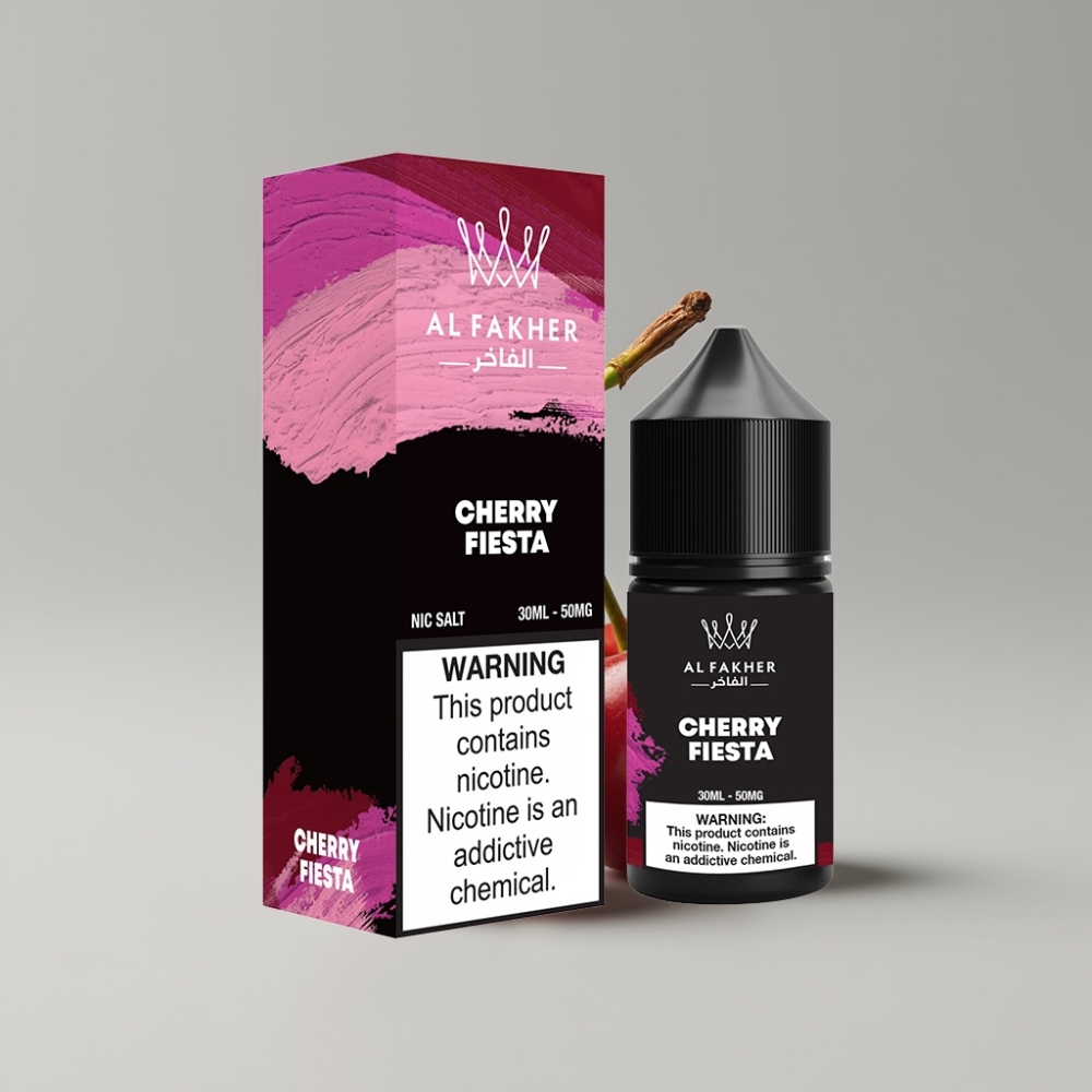 AL Fakher Nicotine Salt 1500 Puffs 50MG Cherry Fiesta