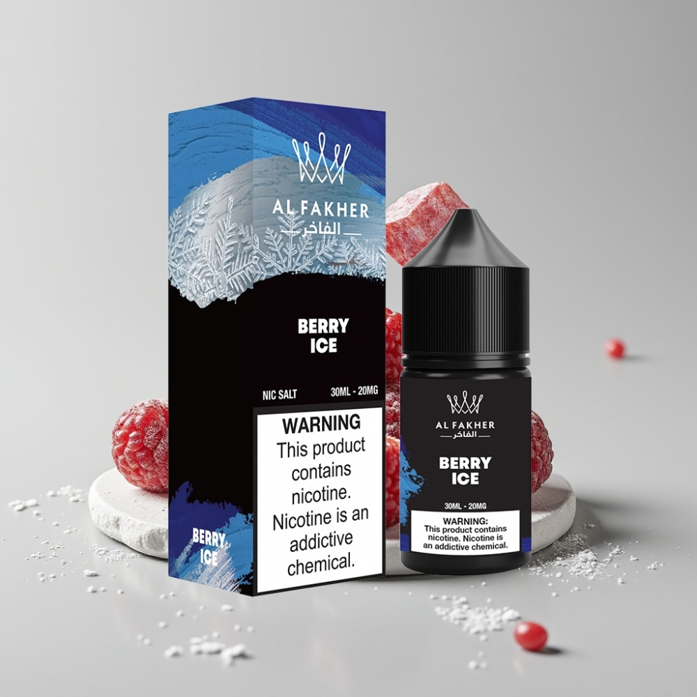 AL Fakher Nicotine Salt 20MG Berry Ice E-Liquid 30ml Pod Kit Compatible