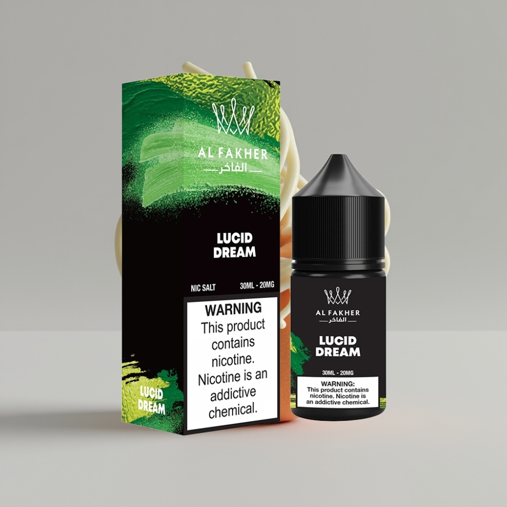 AL Fakher Nicotine Salt 20MG Lucid Dream 30ml Chubby Unicorn Bottle