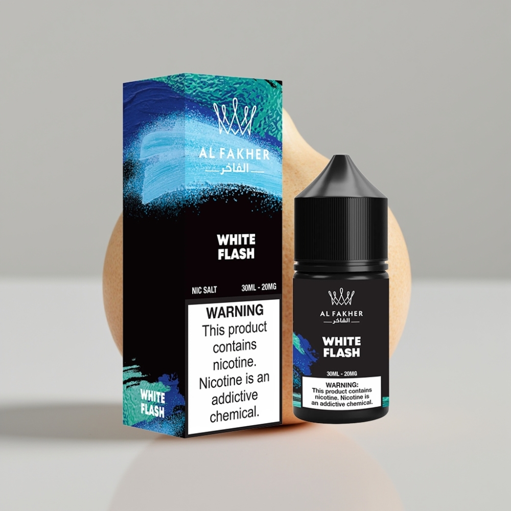 AL Fakher Nicotine Salt 20MG White Flash 30ml Pod E-Liquid