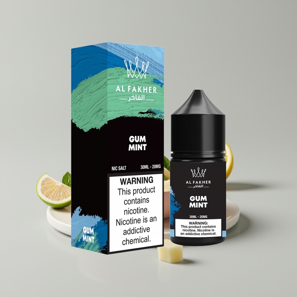 AL Fakher Nicotine Salt 30ml Gum Mint 20MG Pod E-Liquid