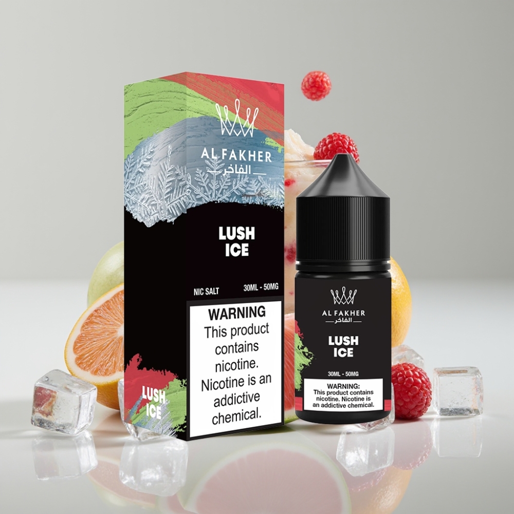 AL Fakher Nicotine Salt 50MG Lush Ice 30ml Pod Vape Liquid