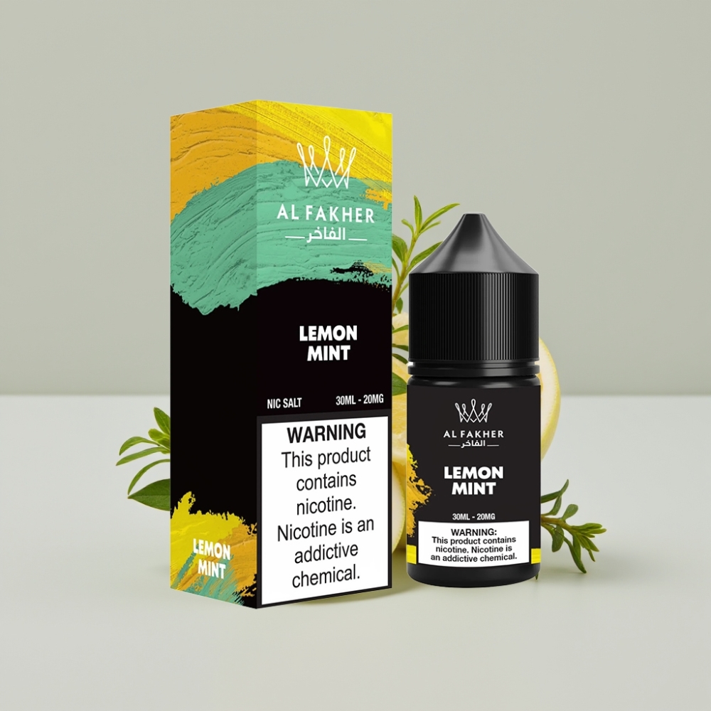 AL Fakher Nicotine Salt E-Liquid 30ml Lemon Mint 20mg Nicotine Salt Pod Vape Liquid