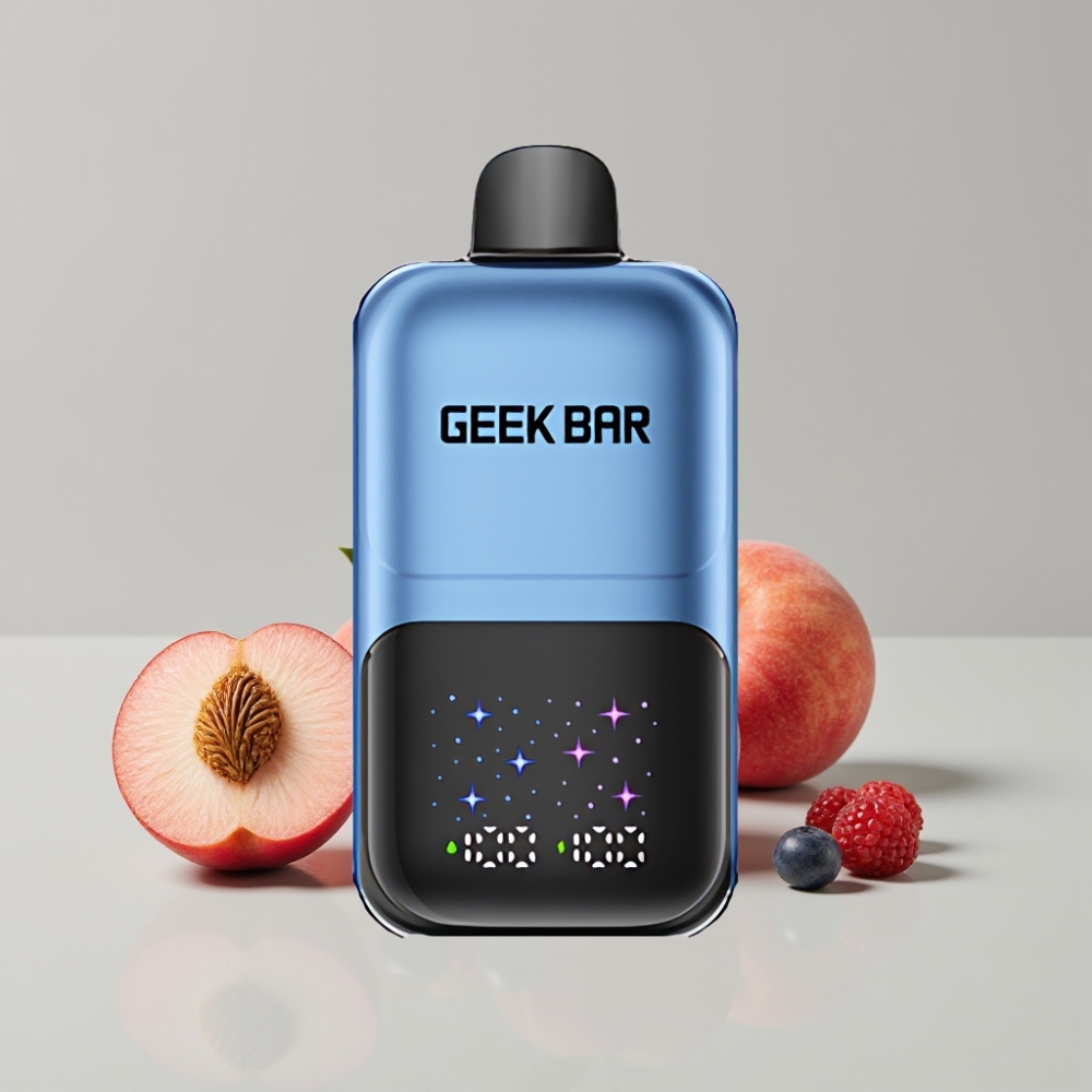 GEEK BAR 2GO 50000 Puffs Dual Tank Peach & Berries Disposable Vape Pen