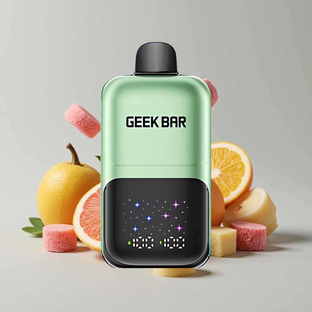 GEEK BAR 2GO 50000 Puffs Dual Tank Sour Candy & Sour Fruits Disposable Vape Pen