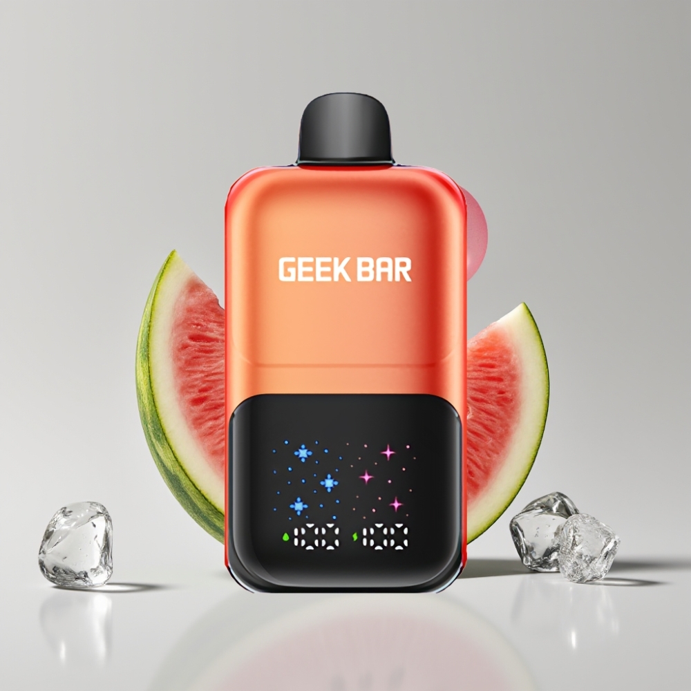 GEEK BAR 2GO 50000 Puffs Dual Tank Watermelon Bubble Gum Ice Disposable Vape Pen
