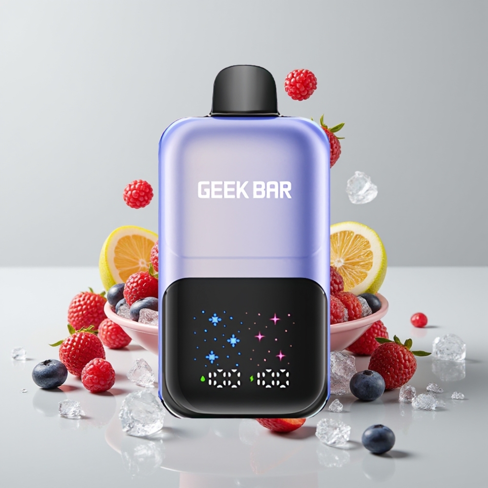 GEEK BAR 2GO 50000 Puffs Dual Tanks Mixed Berries Ice Disposable Vape Pen