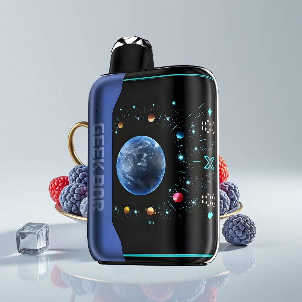 GEEK BAR Platinum Edition 25000 Puffs Dual Mesh Coil Blue Razz Ice