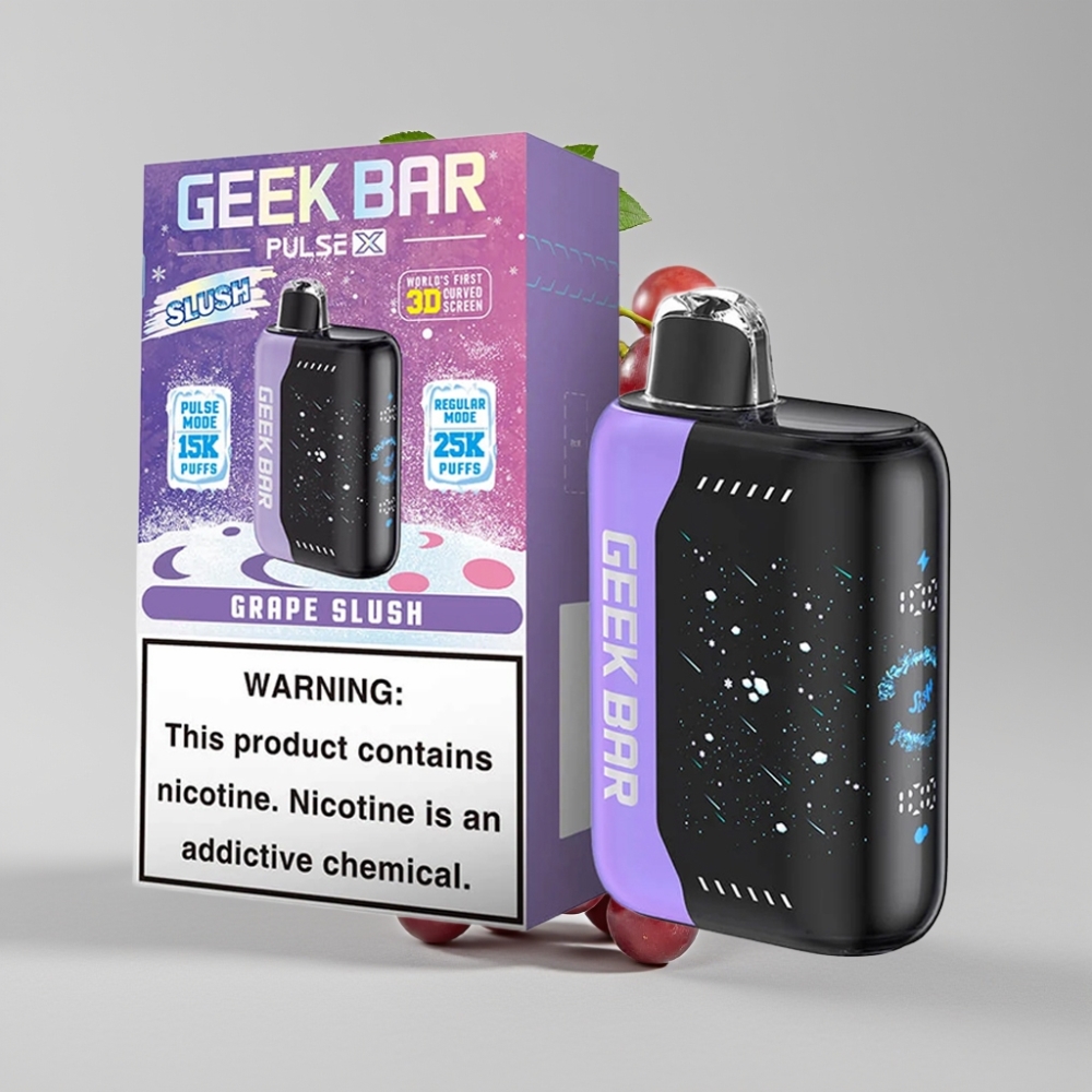 Geek Bar Pulse X 25000 Puffs Slush Edition Disposable Vape with 18mL E-Liquid & Dual Mesh Coil
