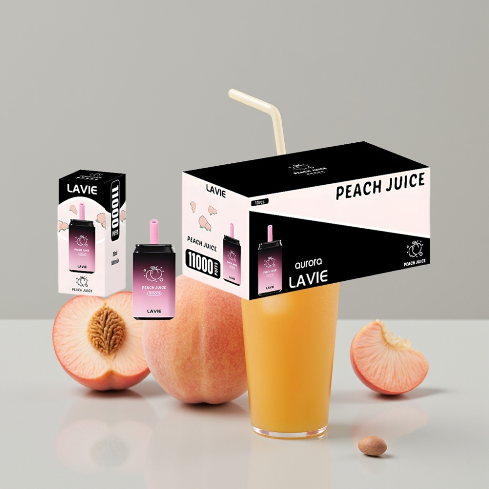 LAVIE Aurora 11000 Puffs Peach Juice Rechargeable 22ML