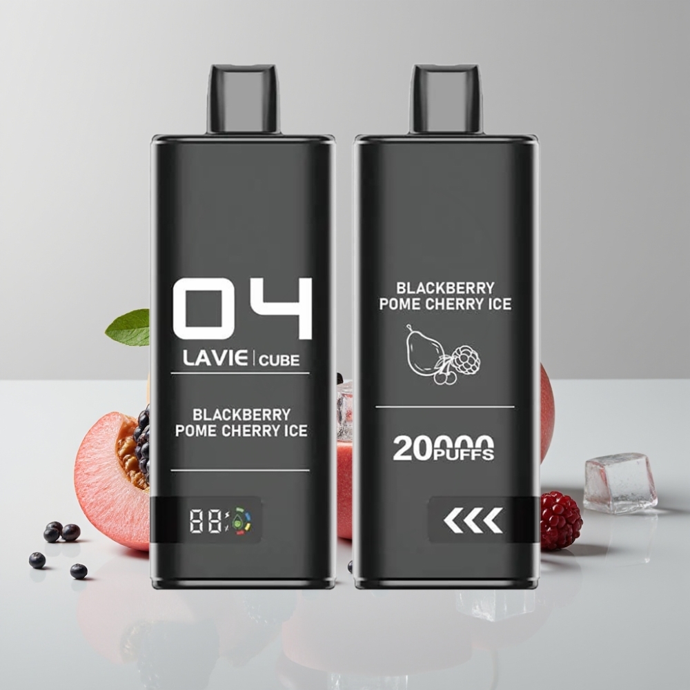 Lavie Cube 20000 Puffs Disposable Vape Blackberry Pome Cherry Ice 28mL Type-C