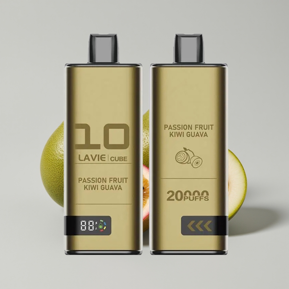 Lavie Cube 20000 Puffs Disposable Vape Passion Fruit Kiwi Guava 28mL Type C